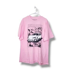 NWOT Senpai Squad Car Graphic Tee Sz XL